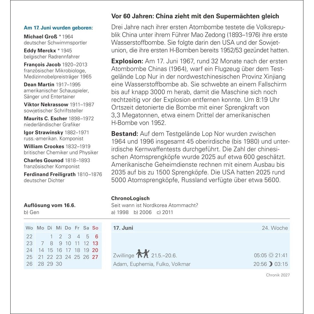 Chronik Tagesabreißkalender-879
