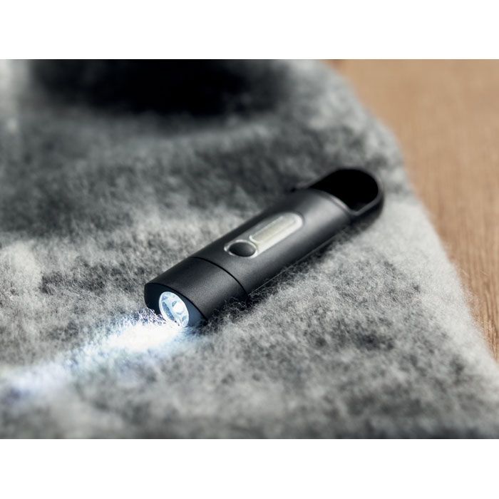 COB-Taschenlampe BLUZ - schwarz-427