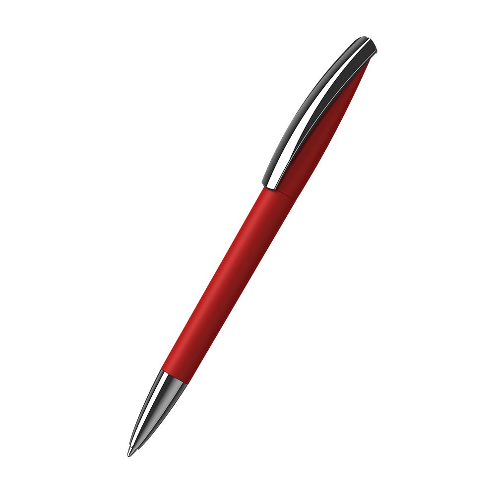 Drehkugelschreiber Arca softtouch MMn - softtouch rot-674