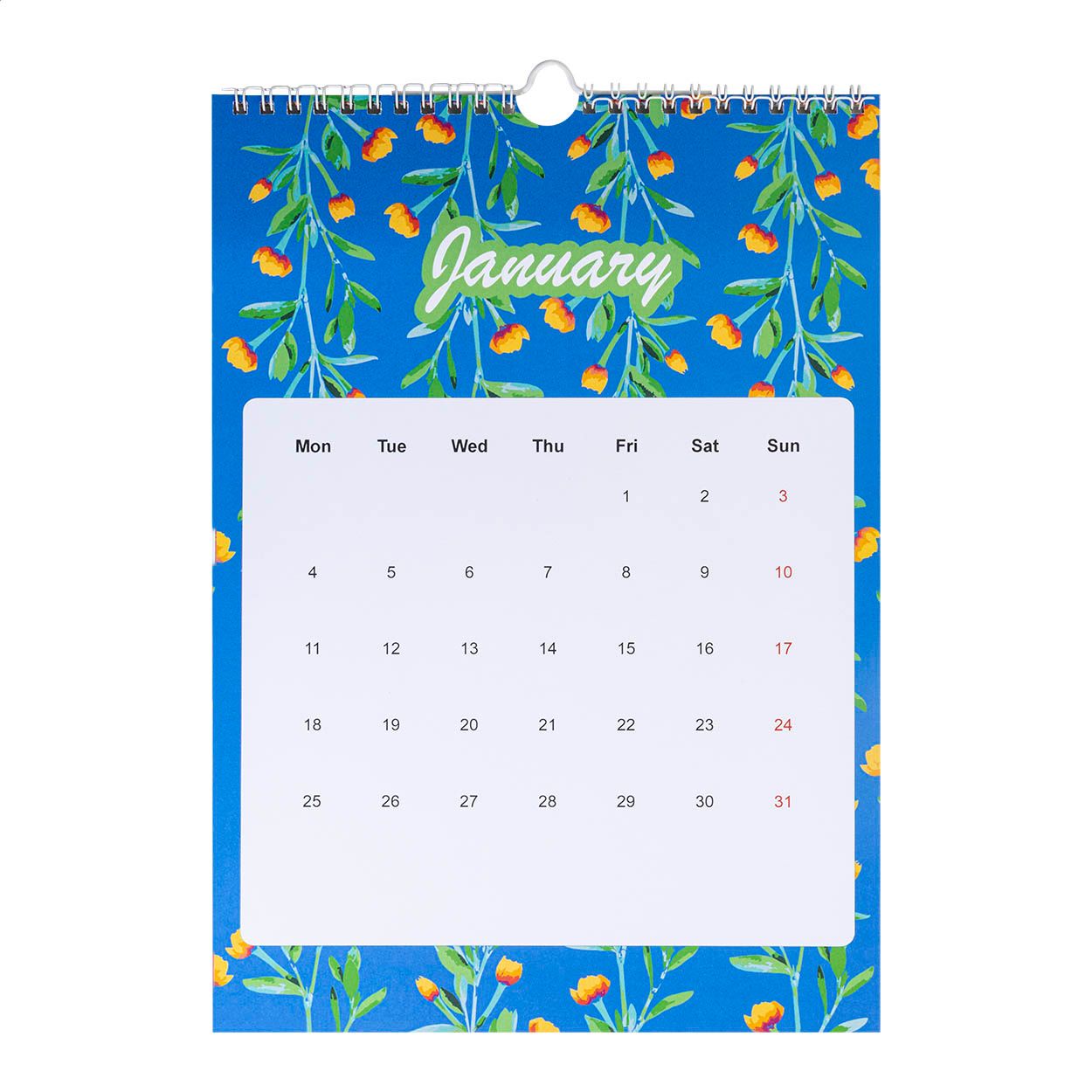 CreaDate Wall A4 Individueller Wandkalender - weiß-127