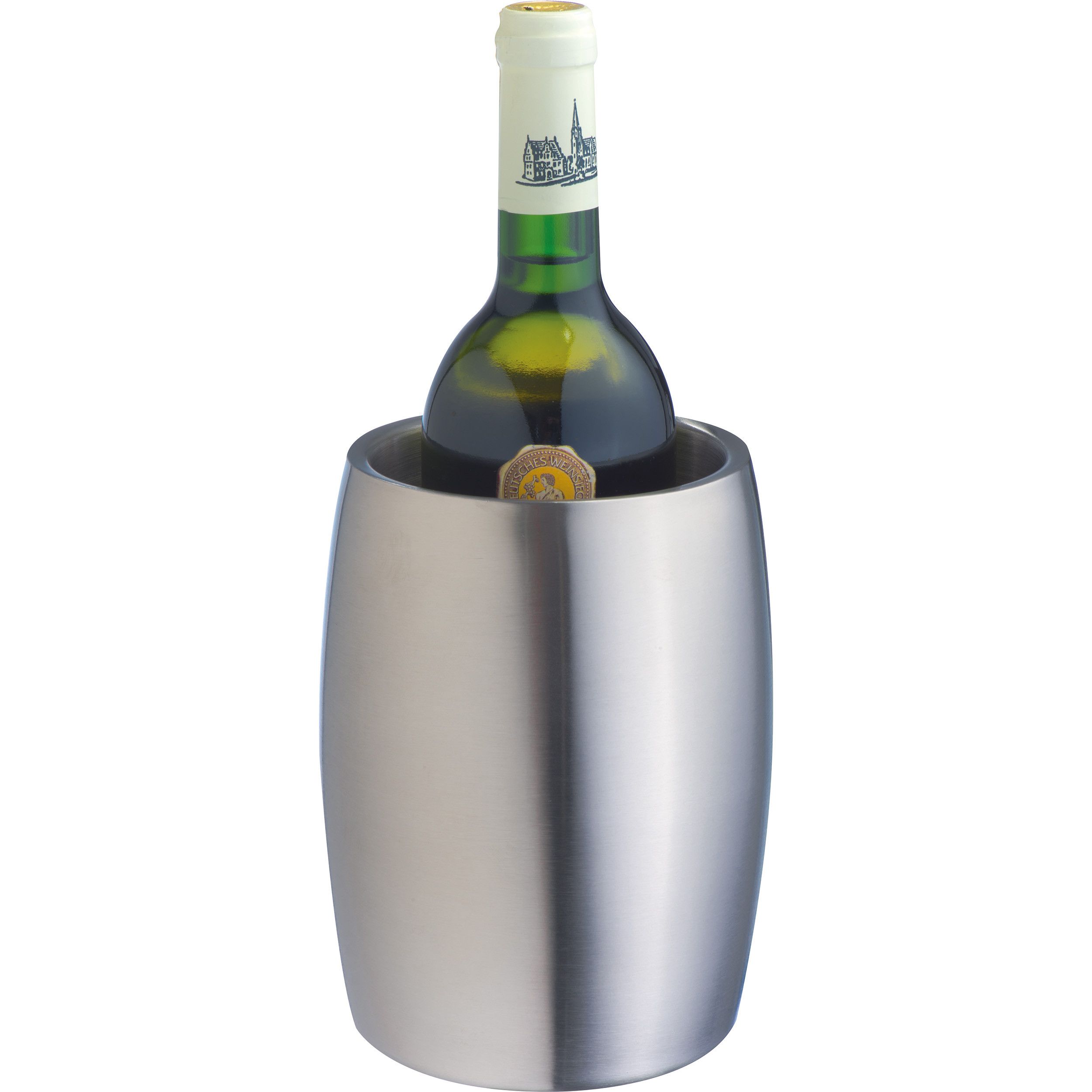 Weinkühler aus Edelstahl - silbergrau-327