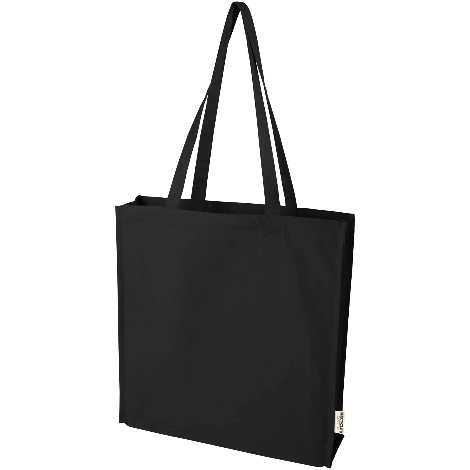 Florida 270 g/m² Tragetasche mit Seitenfalten 14L - schwarz-876