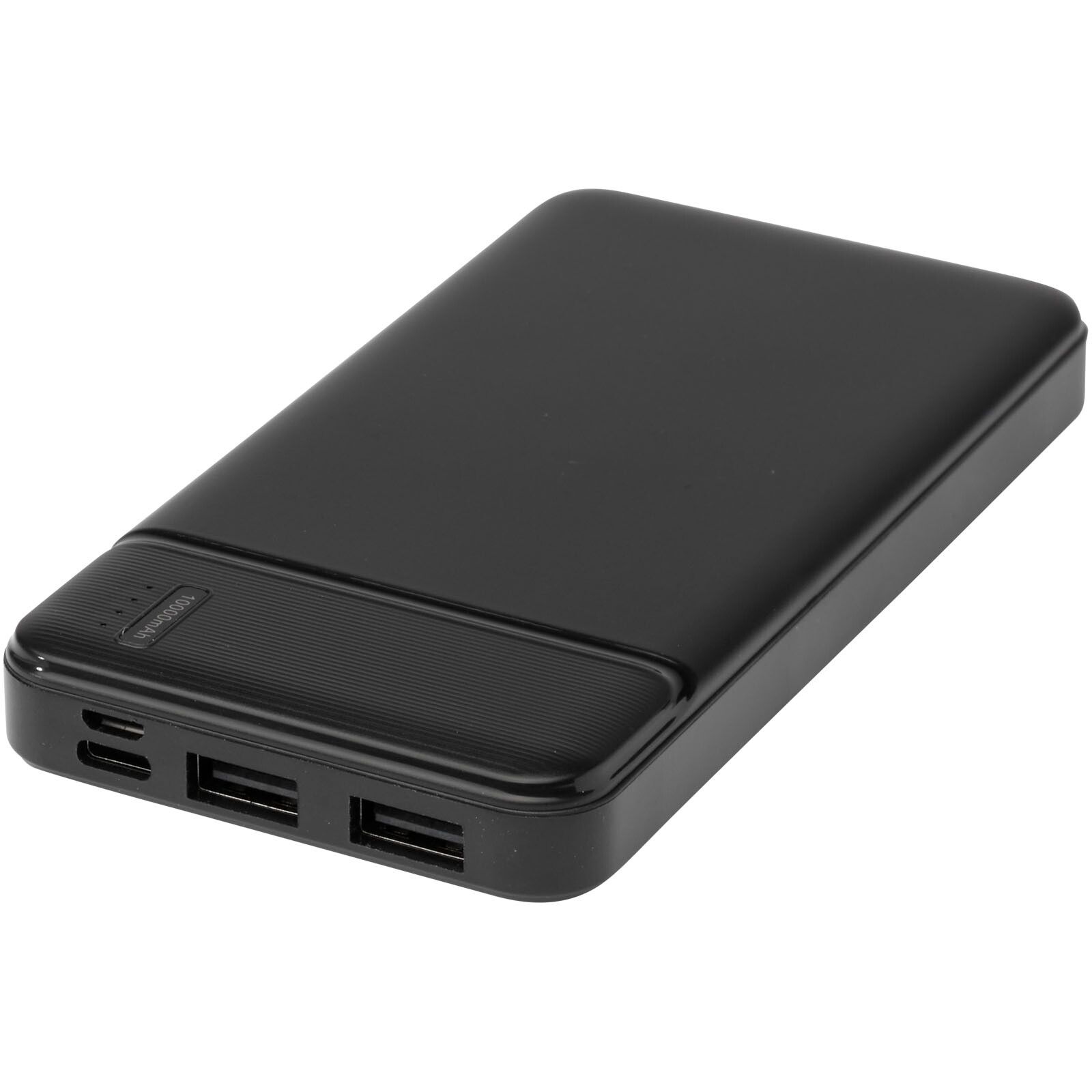 Loop 10.000 mAh Powerbank aus recyceltem Kunststoff - schwarz-965
