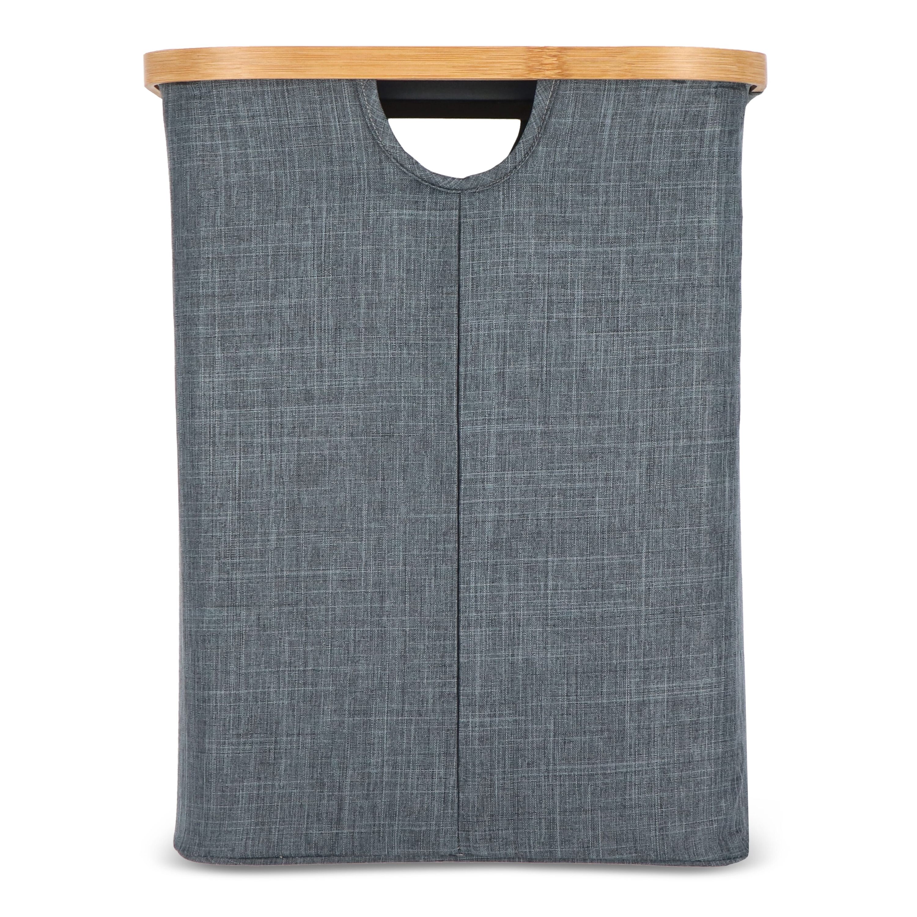 InSideOut faltbarer Korb mit Deckel Sogne 40,5 x 33 x 42cm rPET - dunkelgrau-817