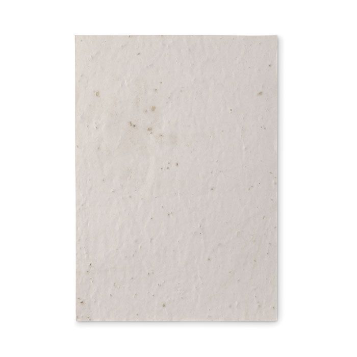 DIN A5 Wildblumen-Samenpapier ASIDE - weiß-216