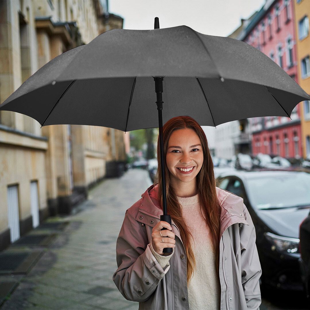 AC-Stockschirm Ø105 cm - schwarz-659