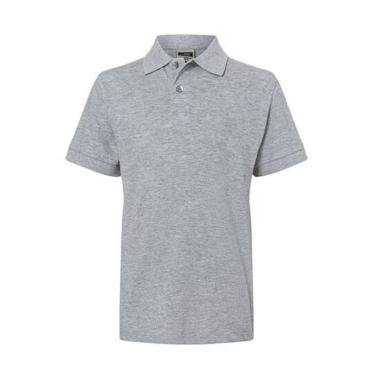 Junior Classic Polo - grey heather-845