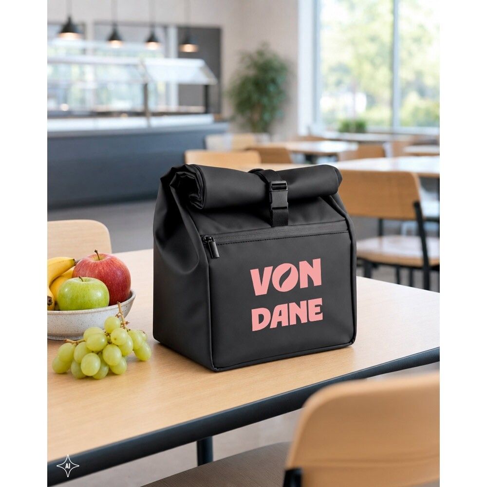 AZORES COOLER PU-Thermotasche mit Rollverschluss - schwarz-382