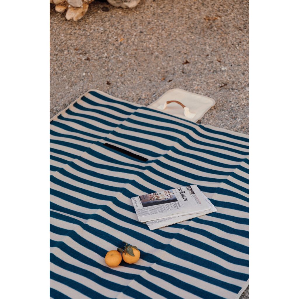 VINGA Alba GRS rPET Picknickdecke - navy blau-265