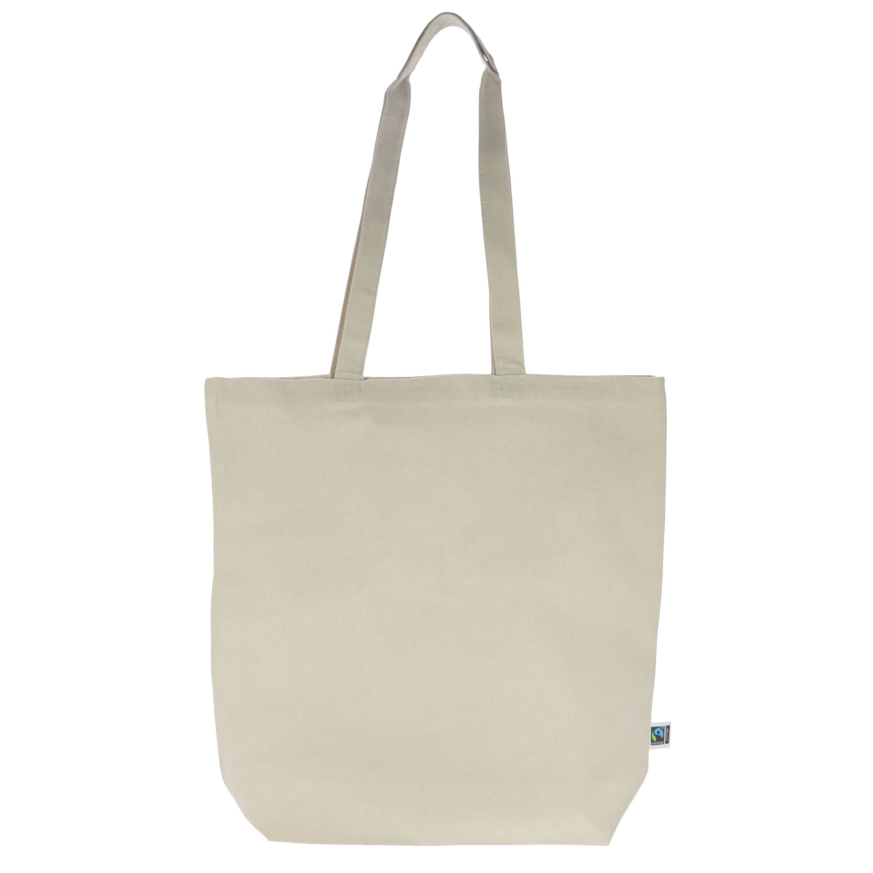 Tasche Fairtrade 270g/m² 42x12x43 cm - natur-52
