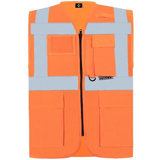 Executive Multifunctional Safety Vest Berlin - signal orange-367