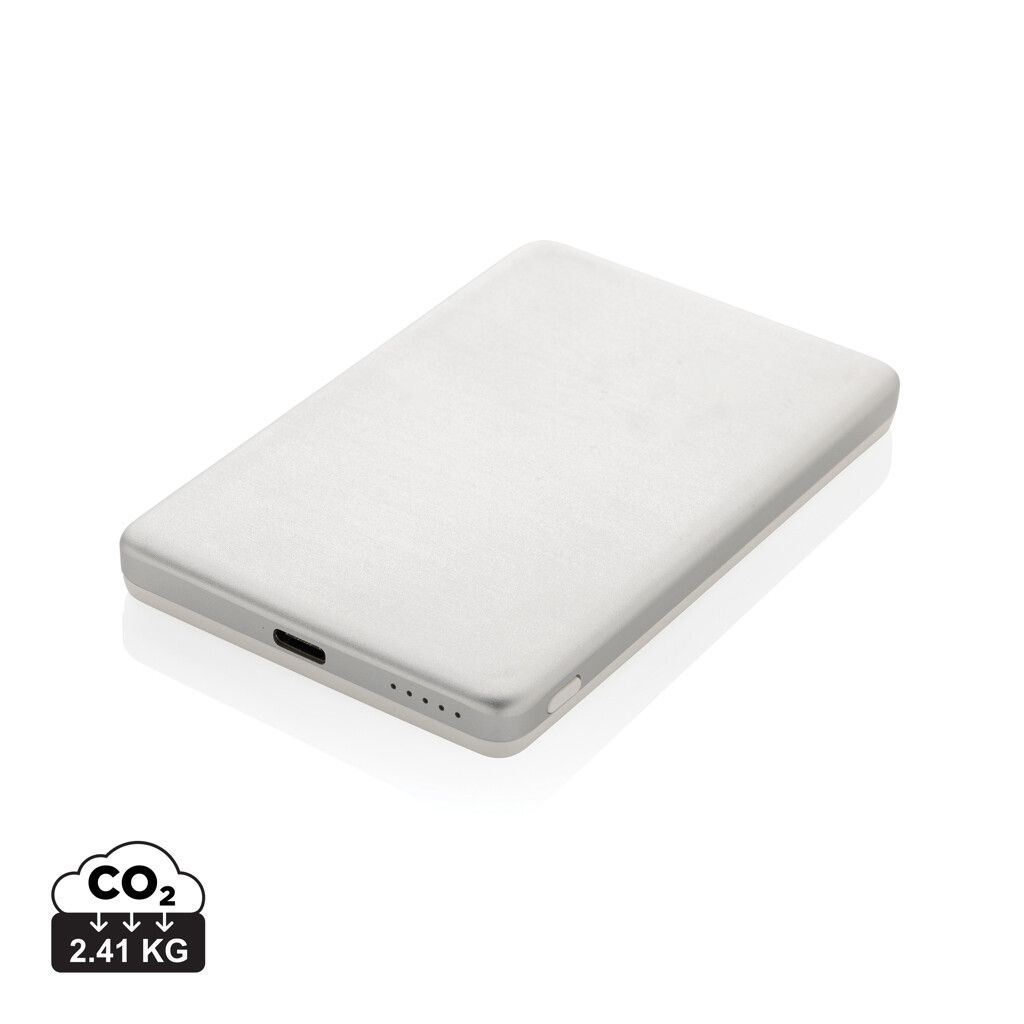 Orion 5.000mAh 5W magnetische Powerbank aus RCS rec. Alu - silber-578