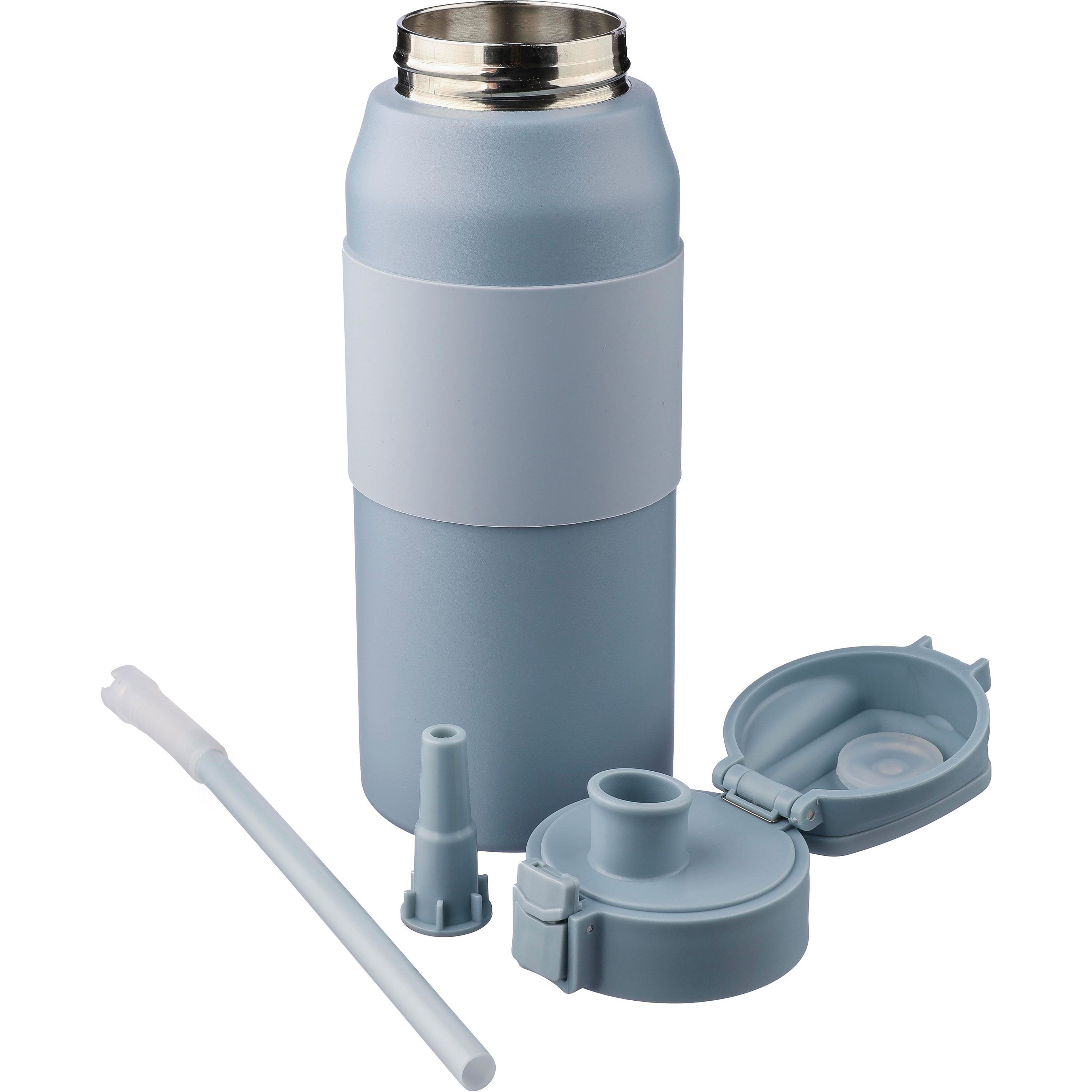 Doppelwandige Edelstahl-Trinkflasche 800 ml Katie - pastellblau-639