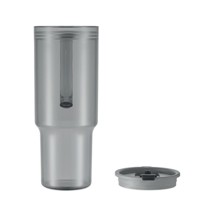 Trinkbecher RPET 1200ml MUGORA - transparent grau-354