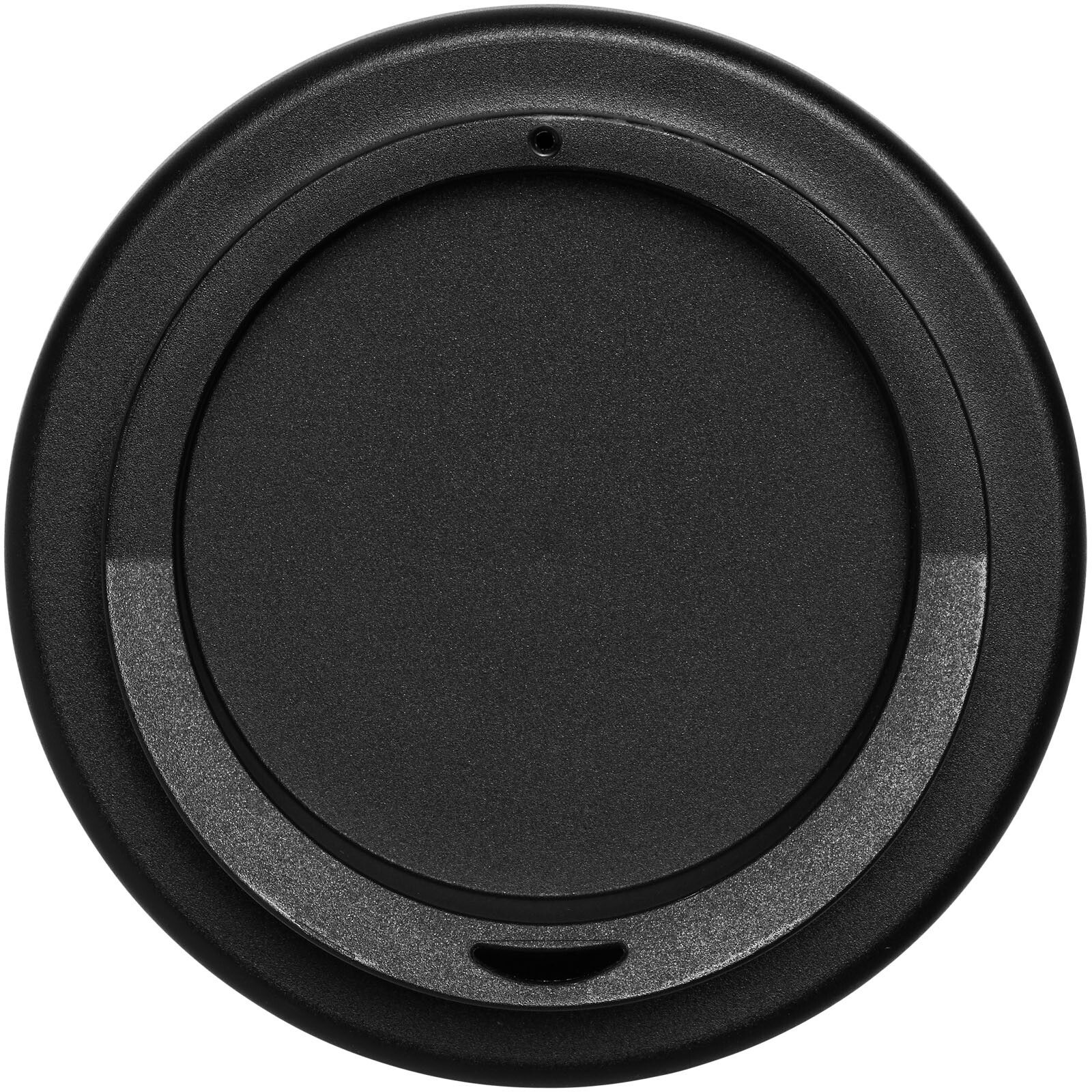 Americano 350 ml Isolierbecher mit Schutzring - silber -  schwarz-998