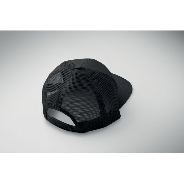 Flache Kappe 7 Panels BEAD - schwarz-261