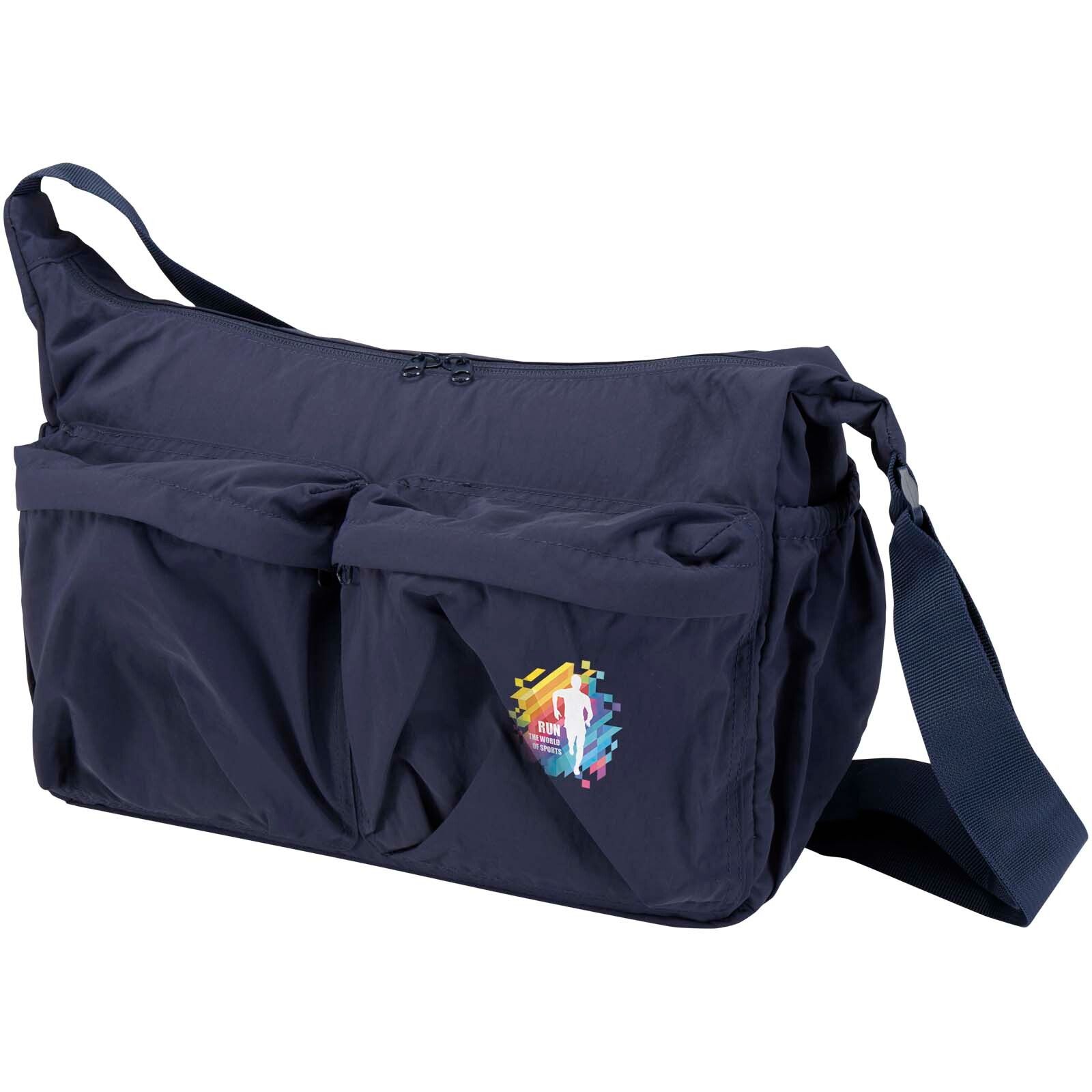 Calli 13" GRS Laptop Umhängetasche aus recyceltem Nylon - navy-368