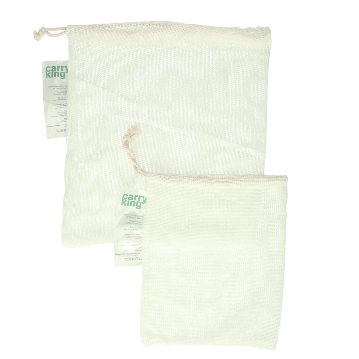 Obst- und Gemüsebeutel Cotton ECOCARE, small - natur-505
