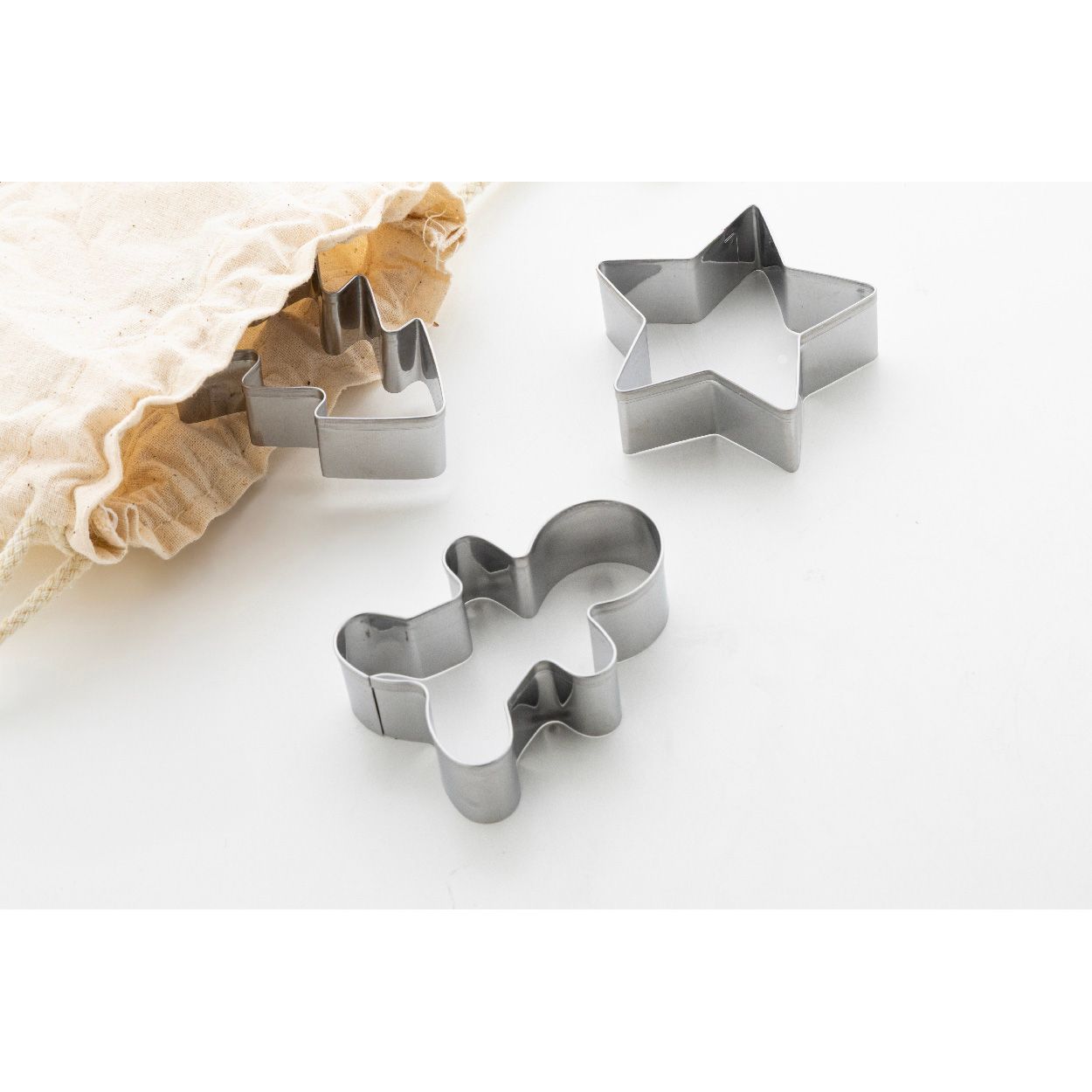 Pepparku Weihnachts-Ausstechformen-Set - silber-933