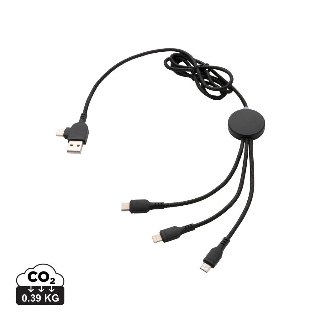 Light-Up Logo 6-in-1 Kabel - schwarz-386