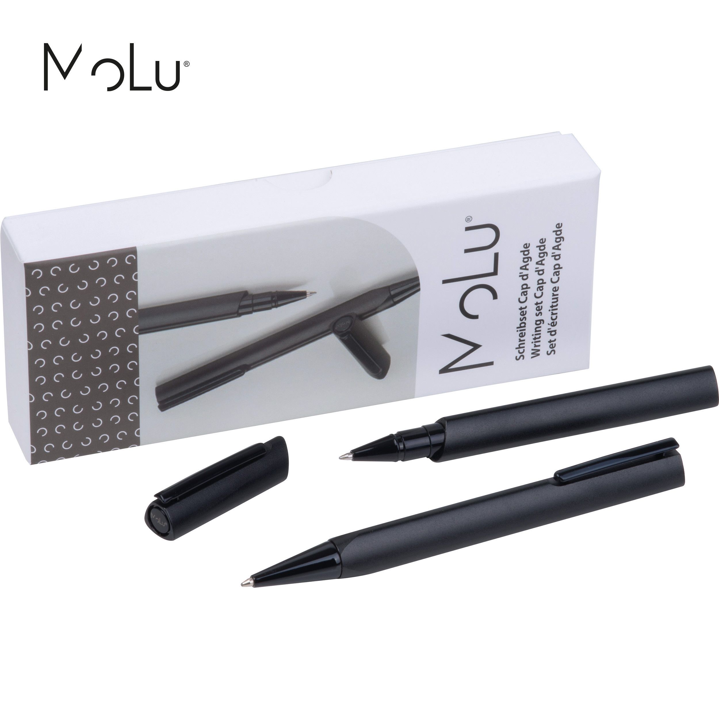 MoLu Schreibset Cap d'Agde - schwarz-704