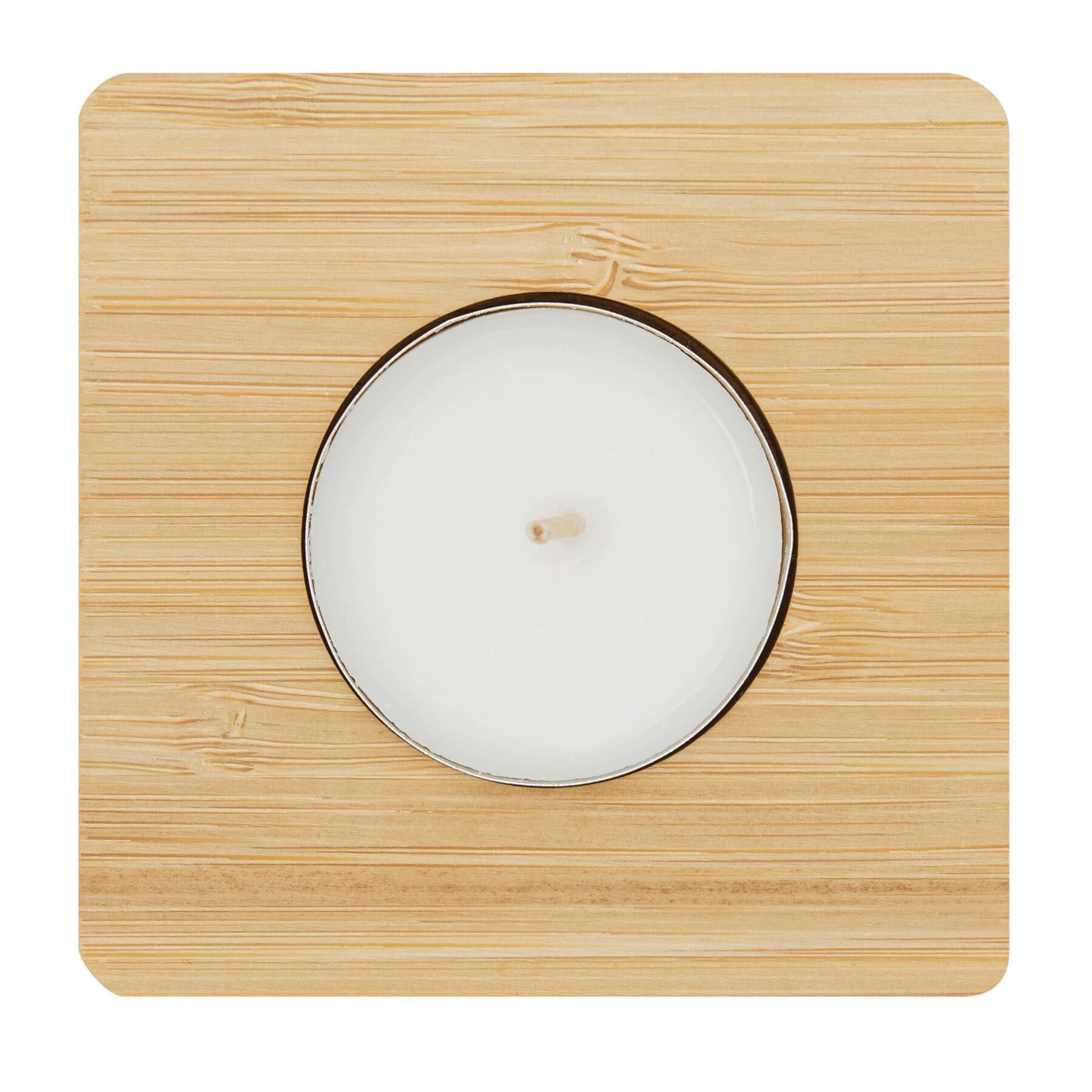Teelichthalter NATURAL GLOW - braun-768