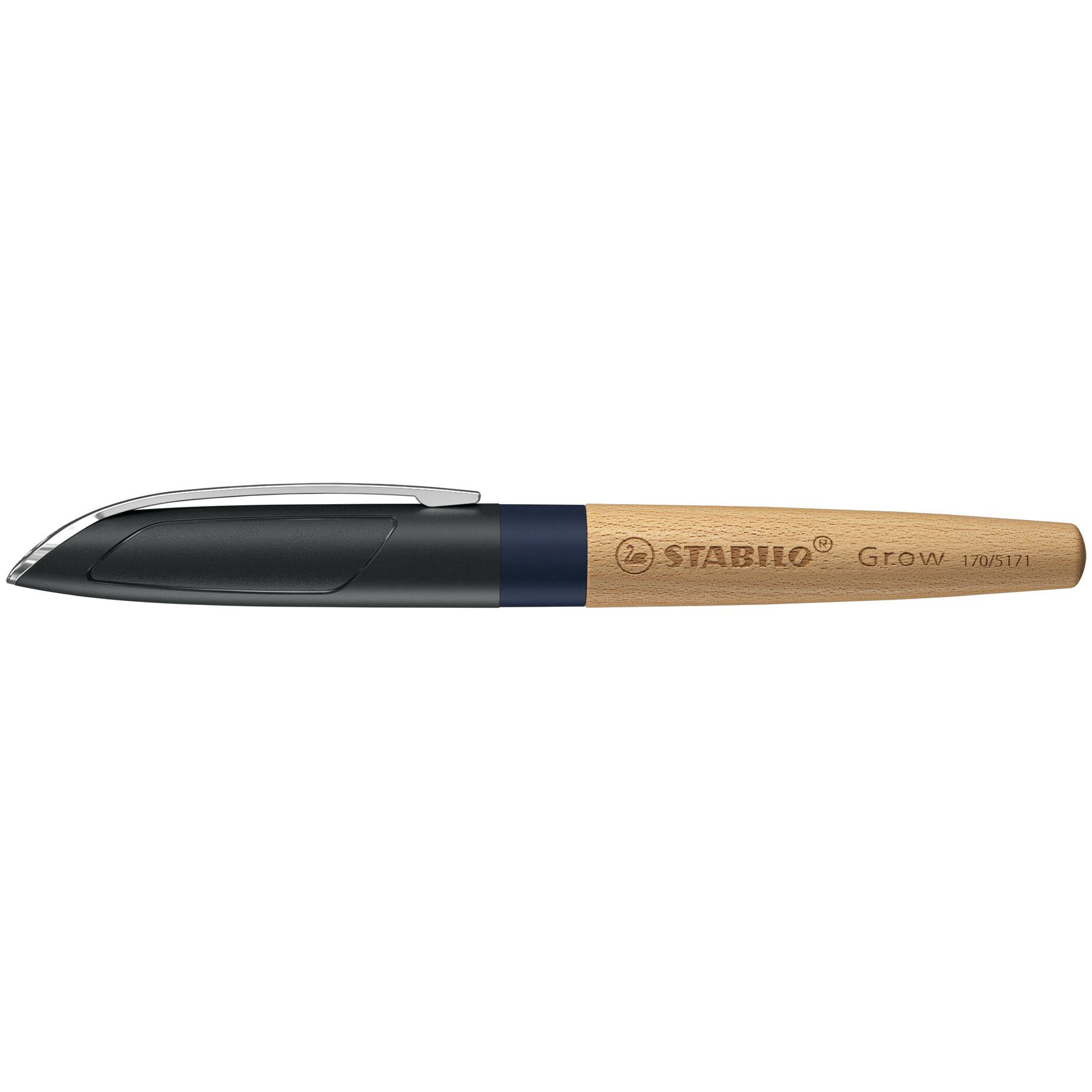 STABILO Grow Füller - heidelbeerblau - buche-41