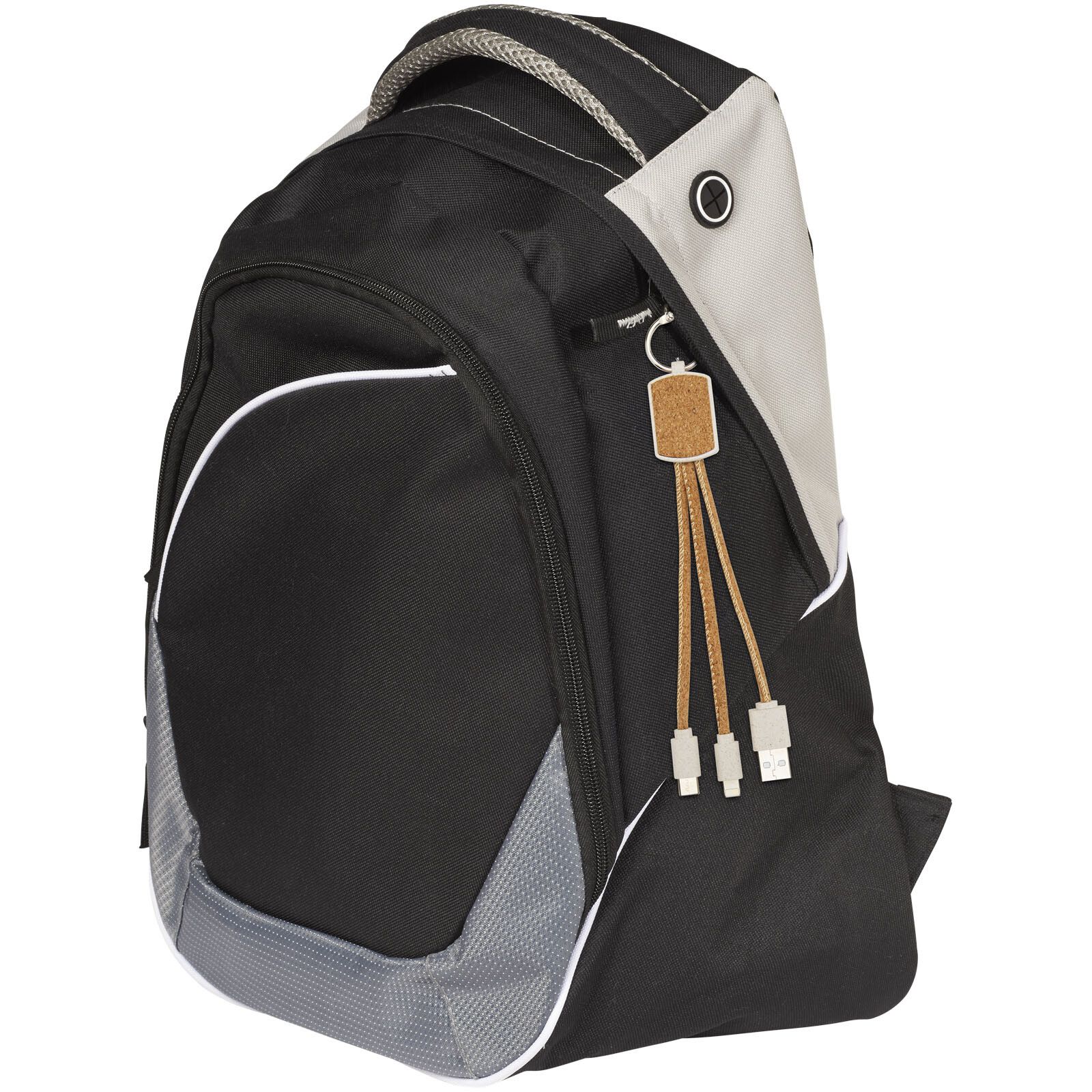 Bates Weizenstroh und Kork 3-in-1 Ladekabel - natur-41