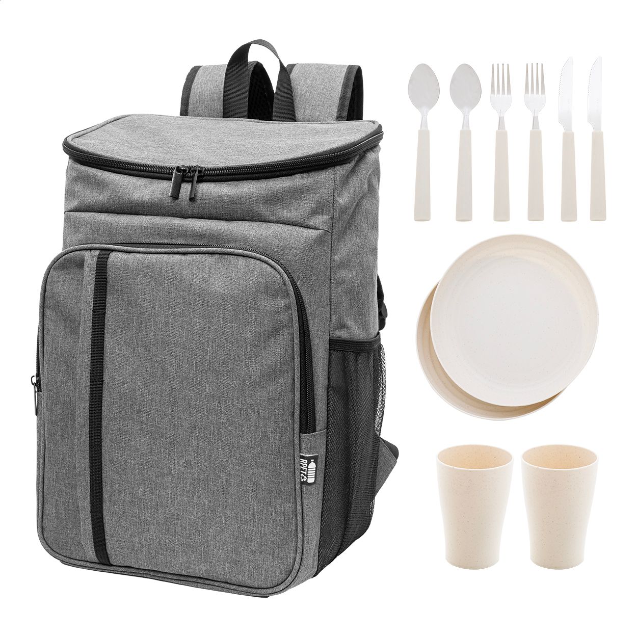 Duonic Picknick-Kühlrucksack, RPET - dunkelgrau-973