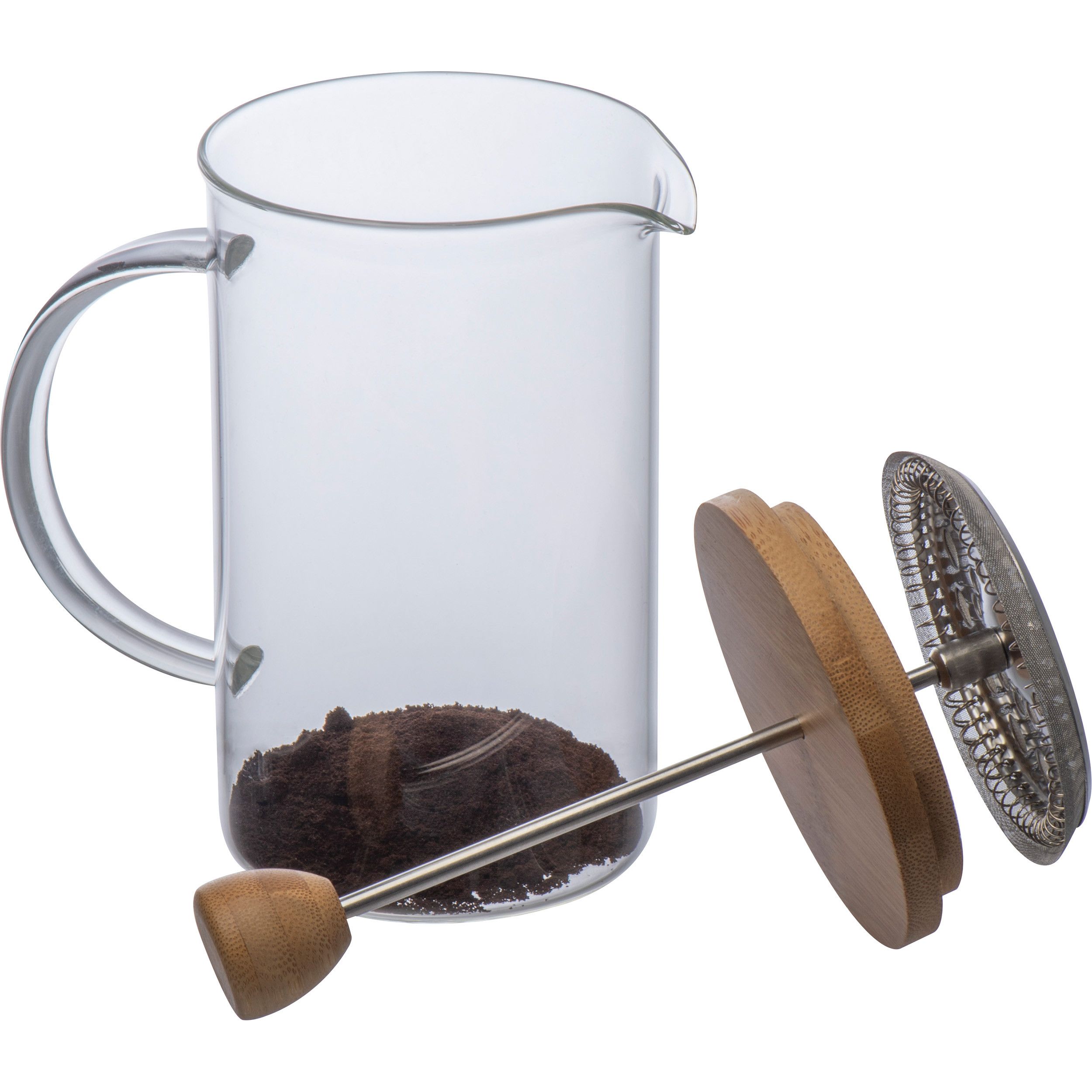 Kaffee- oder Teezubereiter aus Glas  - transparent-485