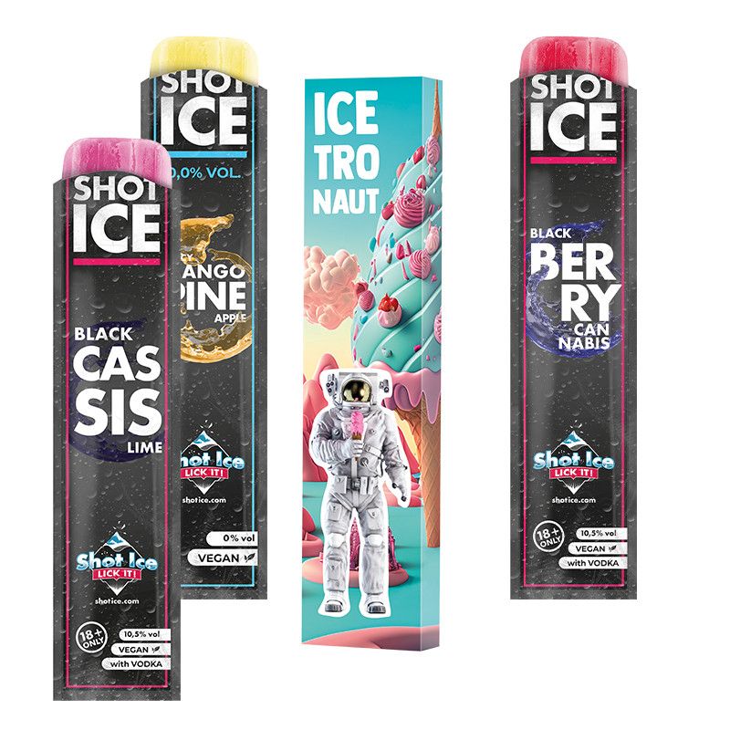 Long Box, Shot Ice - Juicy Mango Pine Apple, alkoholfrei-651