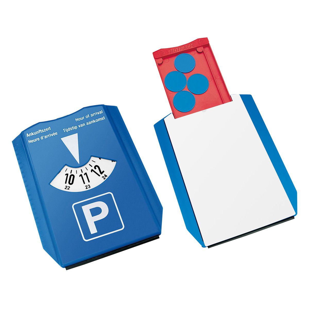 Parkscheibe Beta Quartett - blau, weiß, blau-383