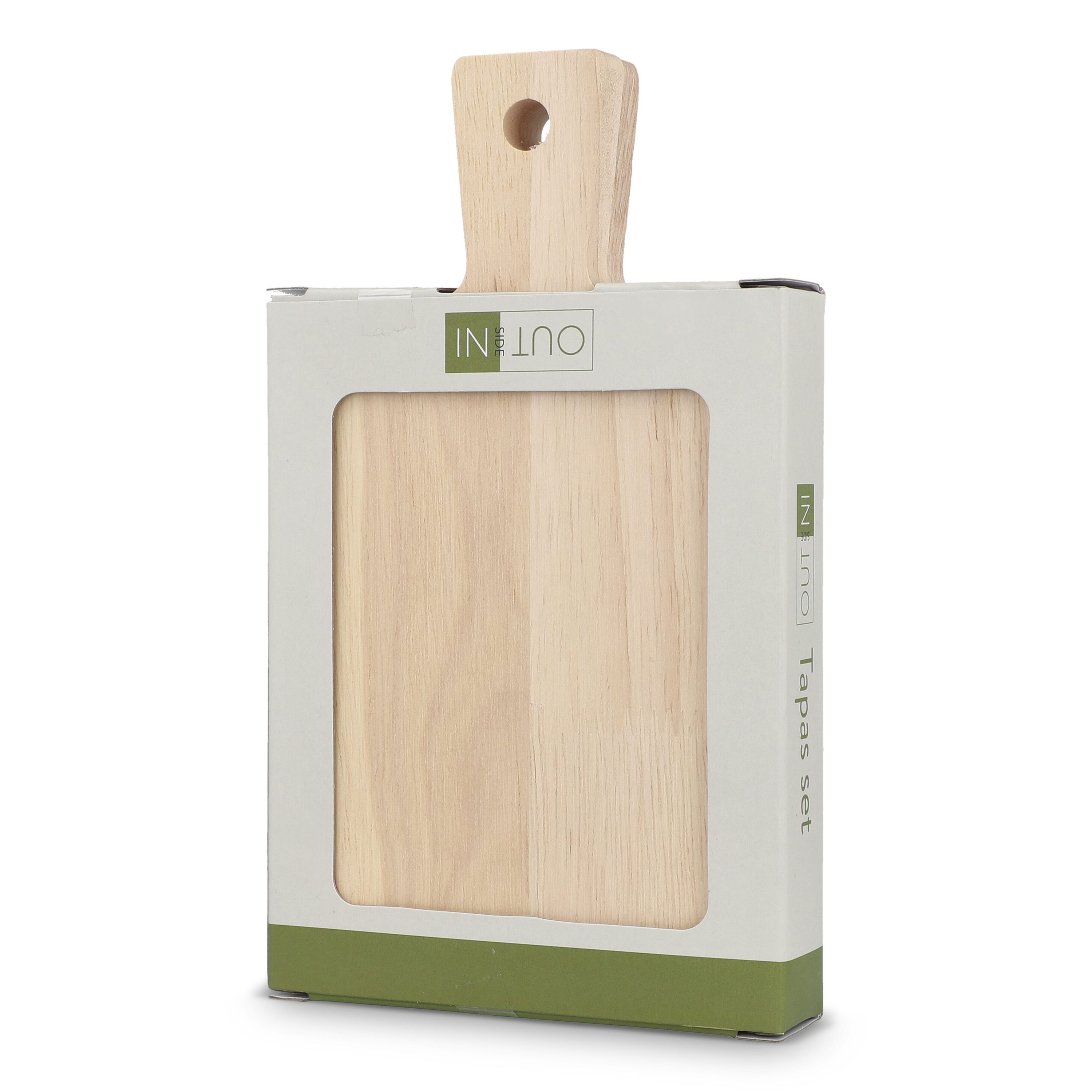 InSideOut 2er-Pack kleine Tapas-Tabletts aus Holz - holz  -  holz-384