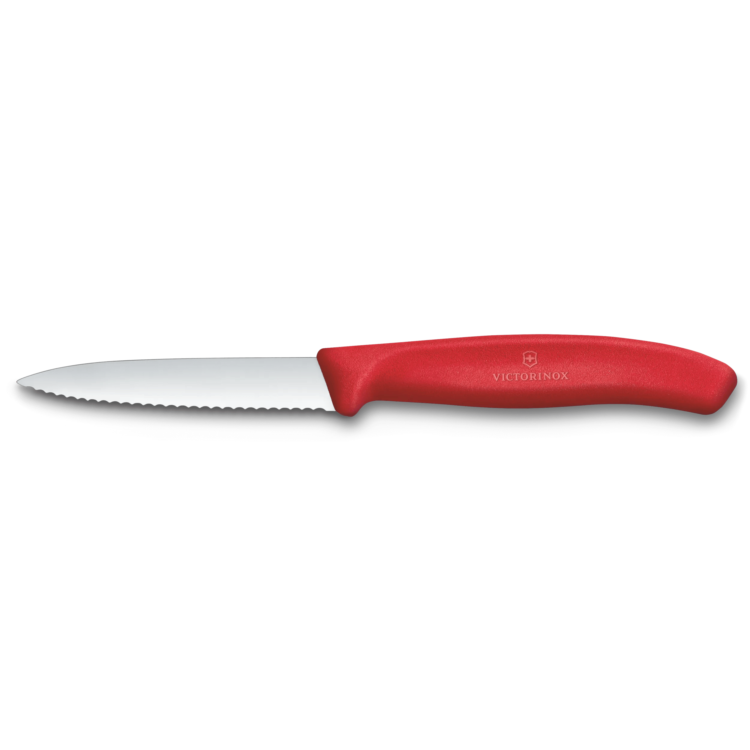 Swiss Classic Gemüsemesser 8 cm mit Wellenschliff - rot-768