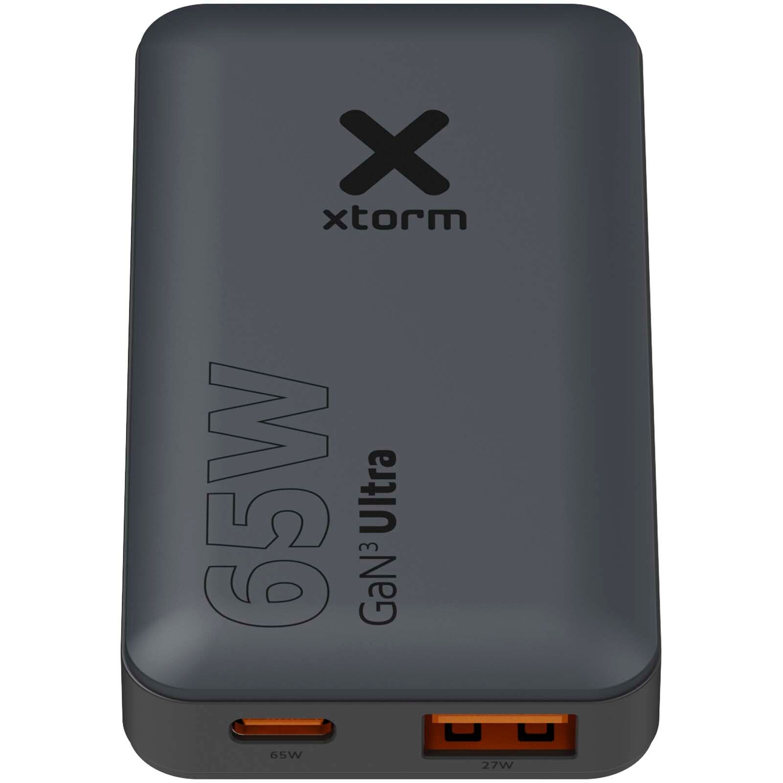 Xtorm 65 W Schnellladegerät für unterwegs mit Kabel und Reiseetui - schwarz-42
