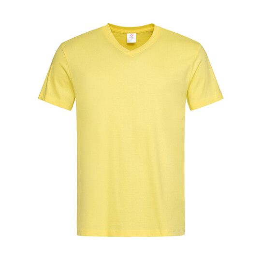 Classic-T V-Neck - yellow-911
