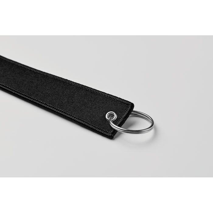 Schlüsselring Polyester Tag TAKEOFF - schwarz-986