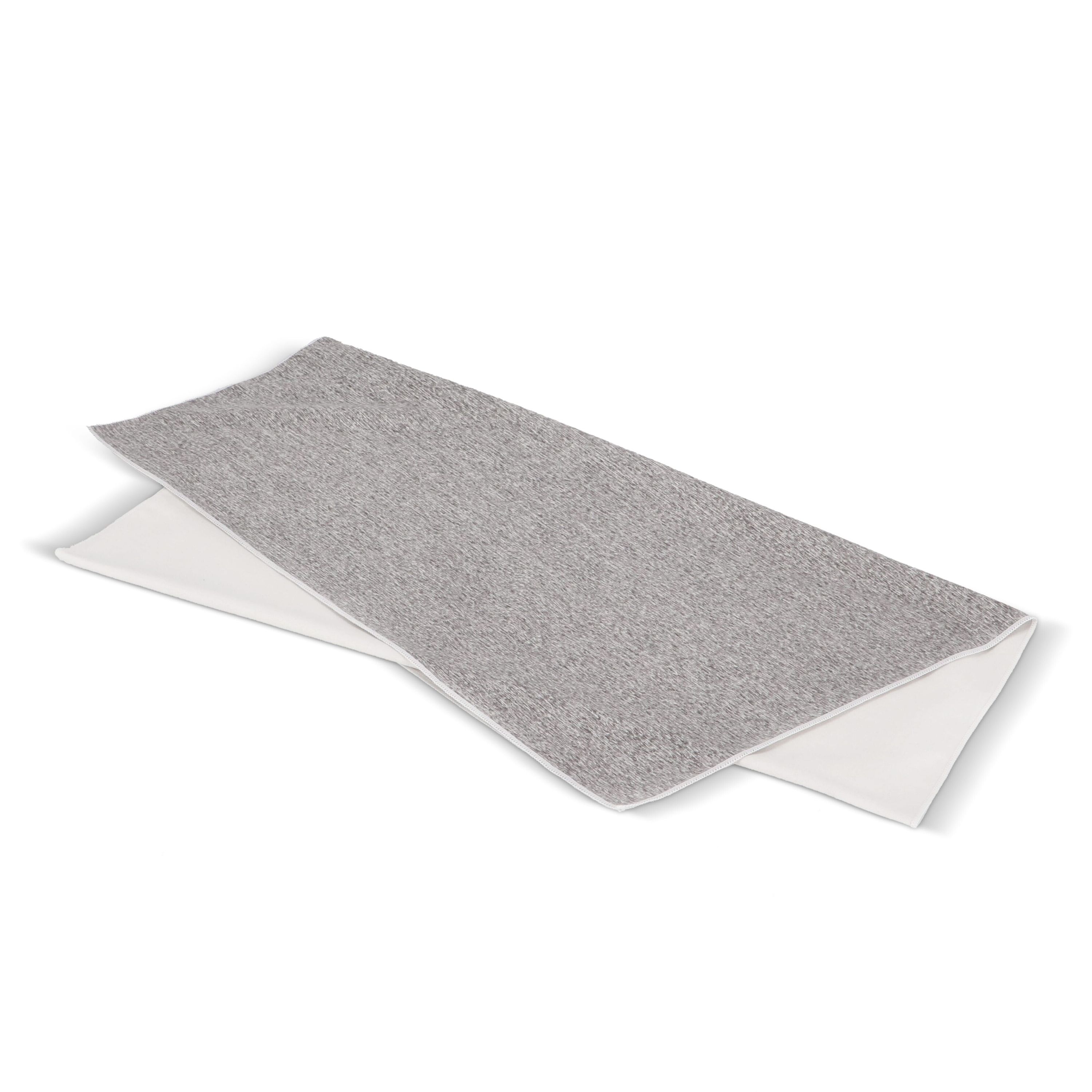Schnelltrocknendes Handtuch R-PET 70 x 140 cm Sublimation - weiss  -  grau-746