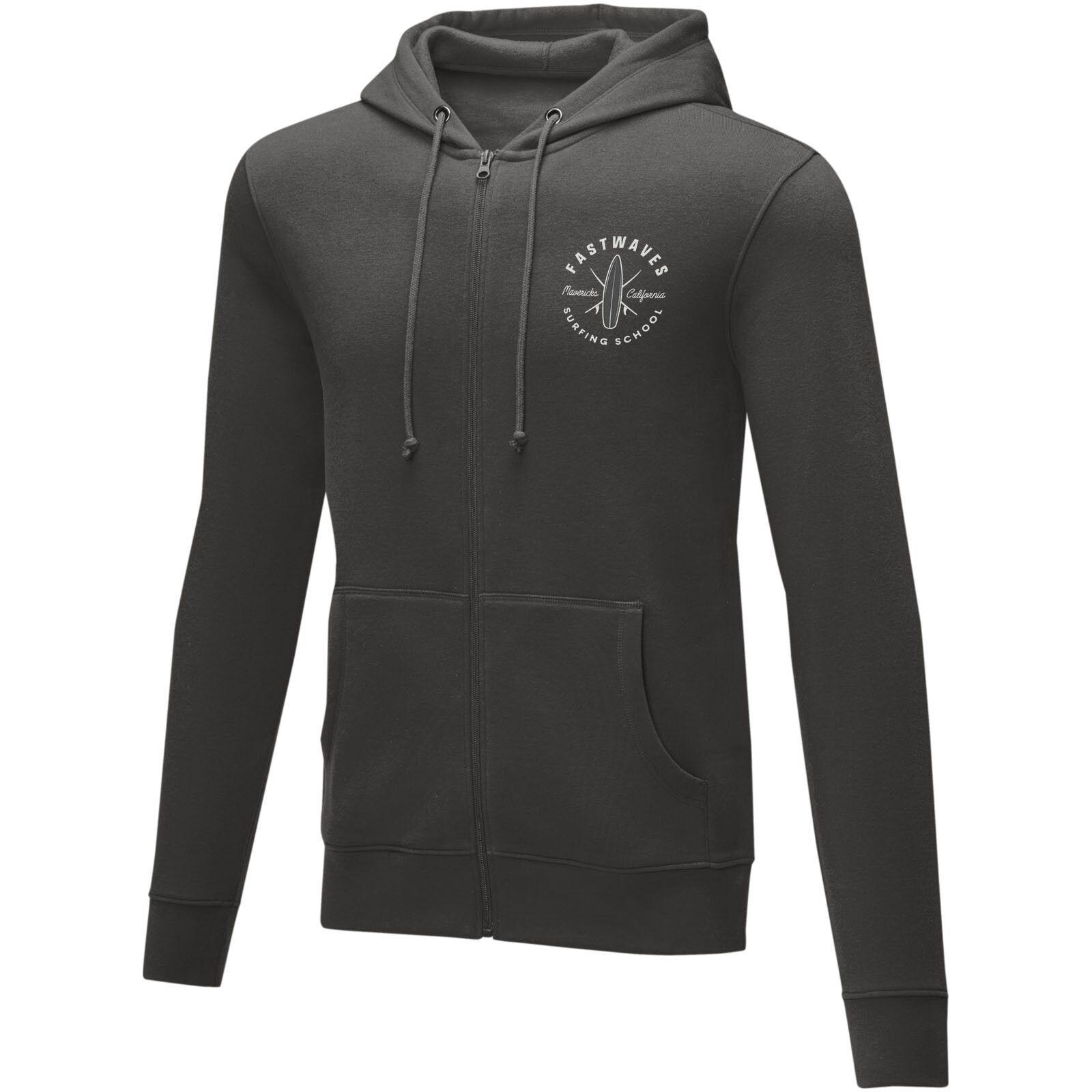 Theron Herren Kapuzenpullover mit Reißverschluss - storm grey - XXL-363