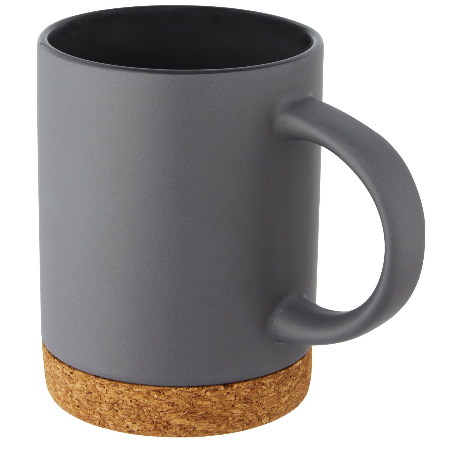 Neiva 425 ml Keramiktasse mit Korkboden - grau-409