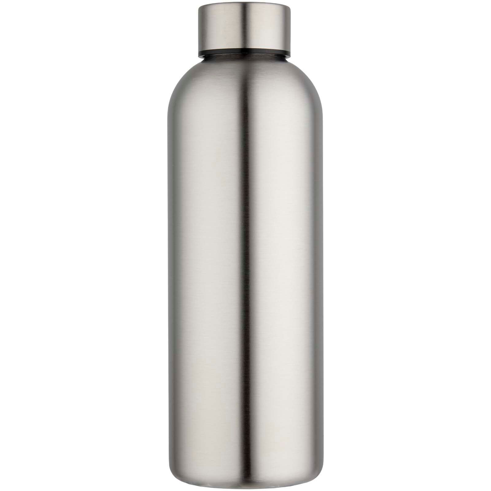 Spring 750 ml RCS-zertifizierte einwandige Trinkflasche aus recyceltem Edelstahl - edelstahl grau-663