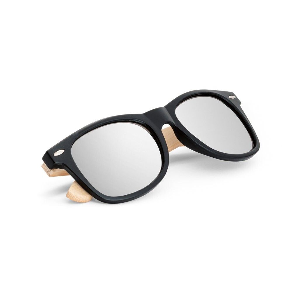 VARADERO Sonnenbrille aus PP und Bambus - schwarz-588