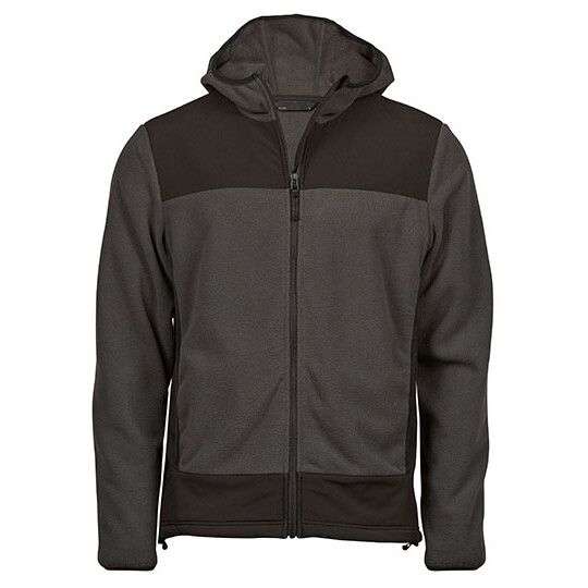 Mountain Hooded Fleece - asphalt - black-538