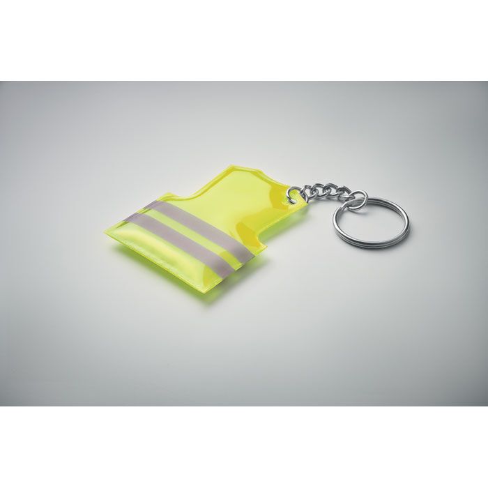 Schlüsselring Sicherheitsweste VISIBLE RING - neon gelb-924