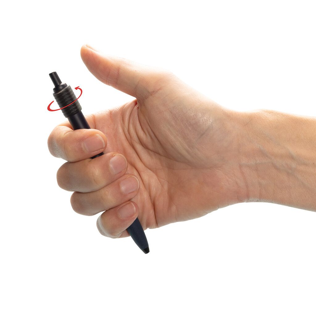 Quill-Anti-Stress-Stift aus GRS rec. rABS - navy blau-325