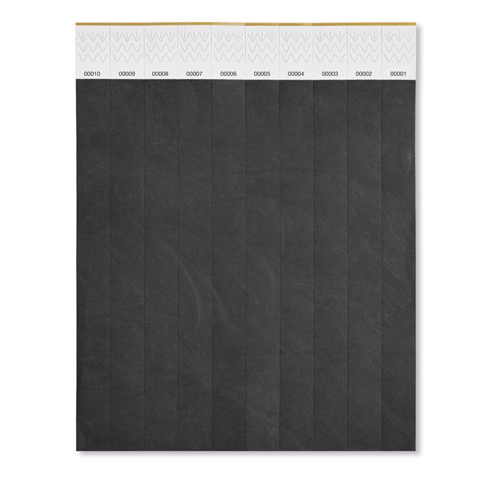 Tyvek® Event Armband TYVEK - schwarz-529