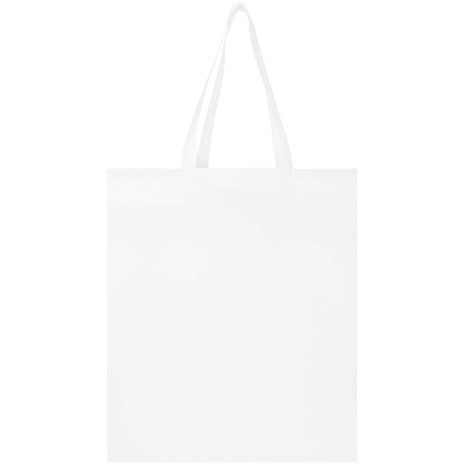 EcoSeal GRS-recycelte Nonwoven Tragetasche mit Zeitenfalten 12 L - weiss-507