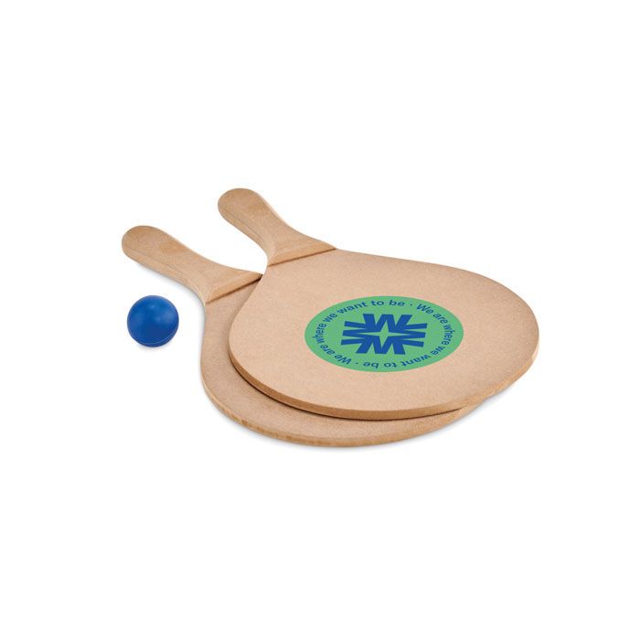 Beachball Spiel RAQUET - holz-225