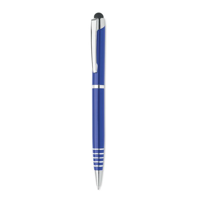 Drehkugelschreiber mit Stylus FLORINA - blau-912