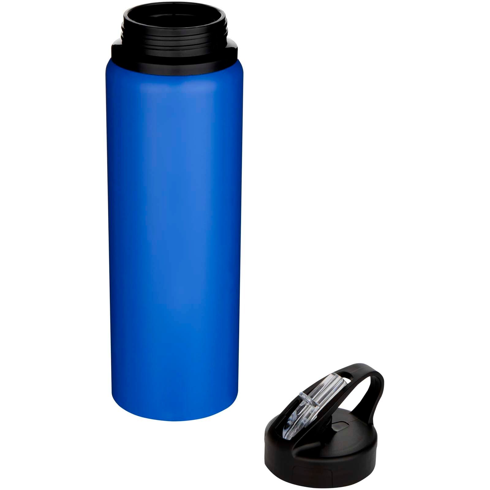 Fitz 800 ml RCS-zertifizierte, einwandige Trinkflasche aus recyceltem Edelstahl - royalblau-787